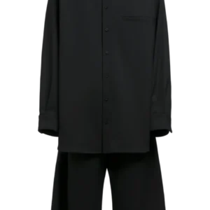 GIANT WOOL SHIRT BLACK